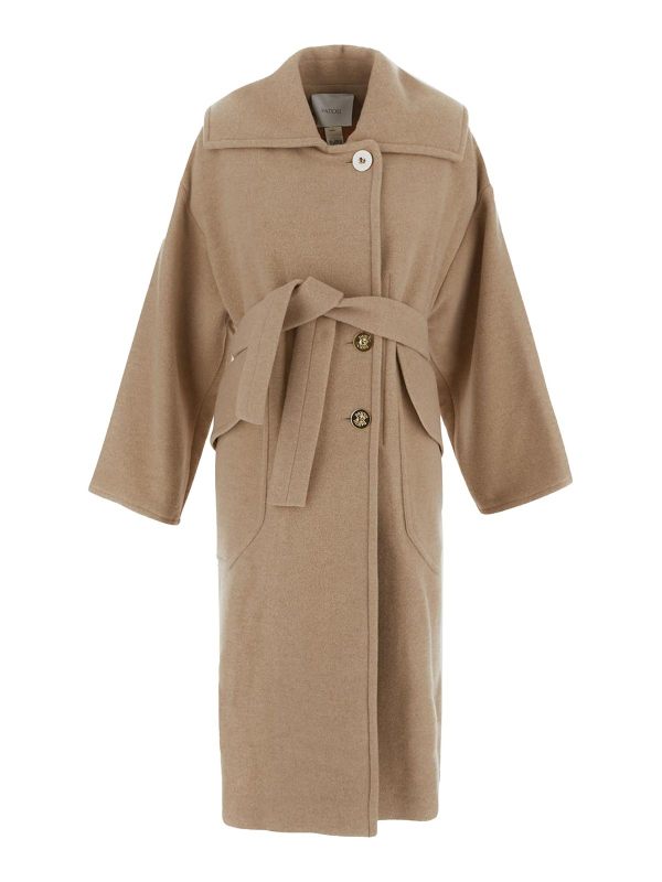 Patou Manteau Court - Beige