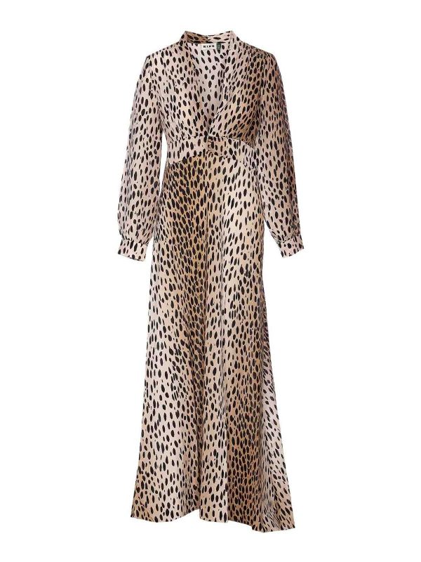 Rixo Robe Au Genou - Beige