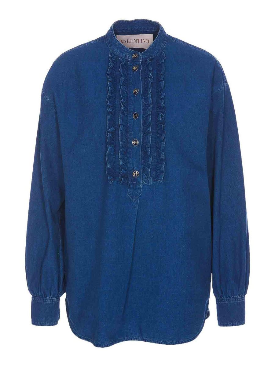 Valentino Garavani Chemise - Bleu