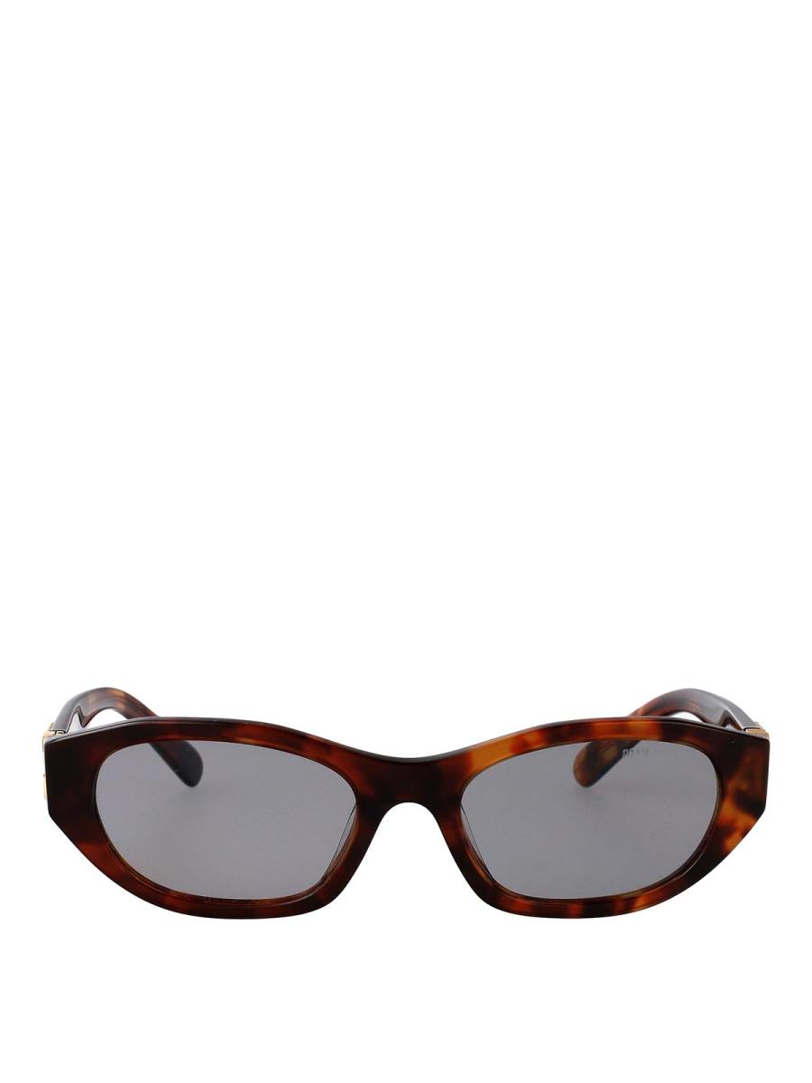 Miu Miu Lunettes De Soleil - Marron