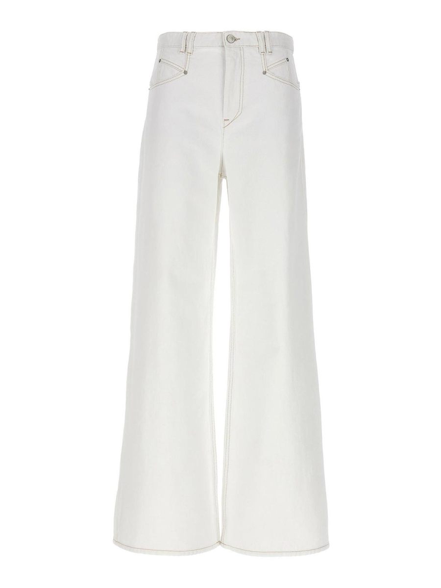 Isabel Marant Jean Bootcut - Blanc