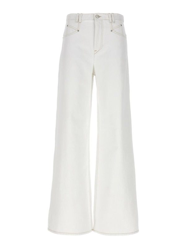 Isabel Marant Jean Bootcut - Blanc