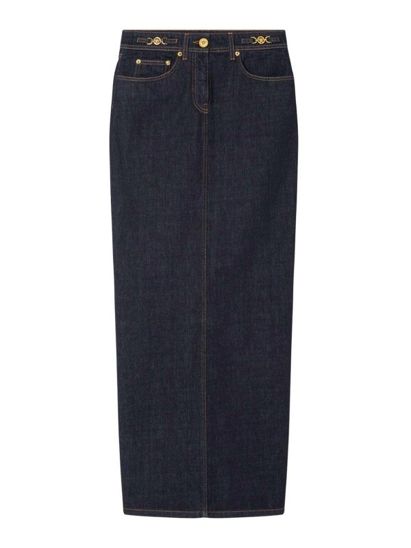 Versace Jupe Midi - Noir