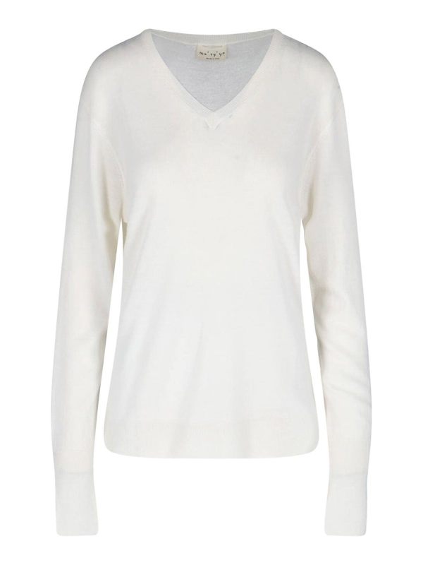 Ma'ry'ya Pull Col Bateau - Blanc