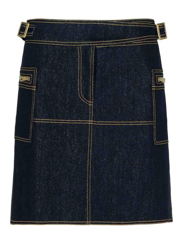 Etro Mini Jupe - Bleu