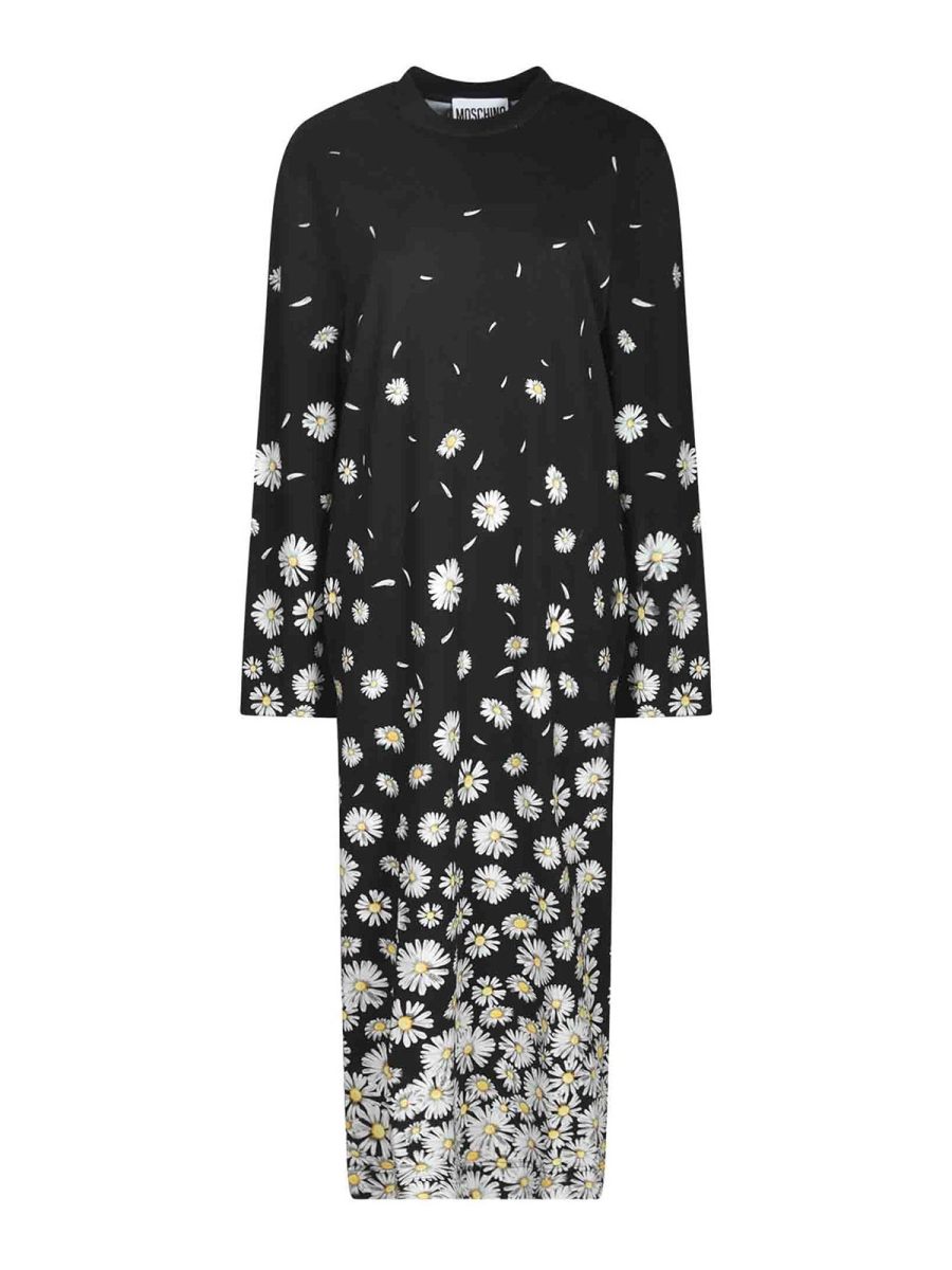 Moschino Maxi Robe - Noir