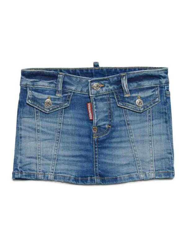 Dsquared2 Mini Jupe - Bleu