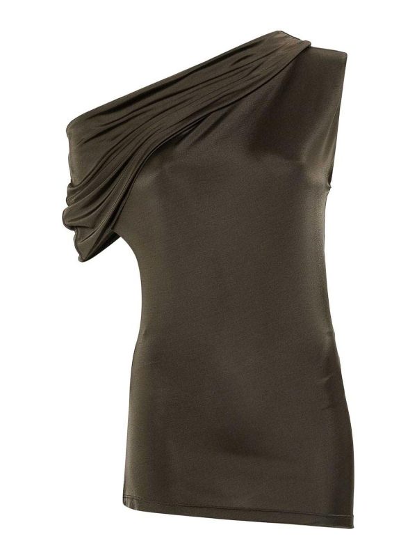 Alexander Mcqueen Top - Marron Foncé