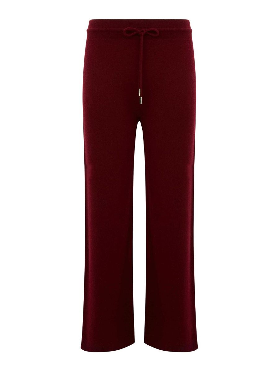 Vanisé Pantalons Décontractés - Rouge Brun