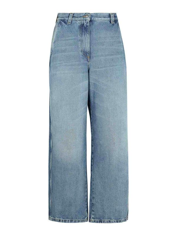 Palm Angels Jean Bootcut - Bleu