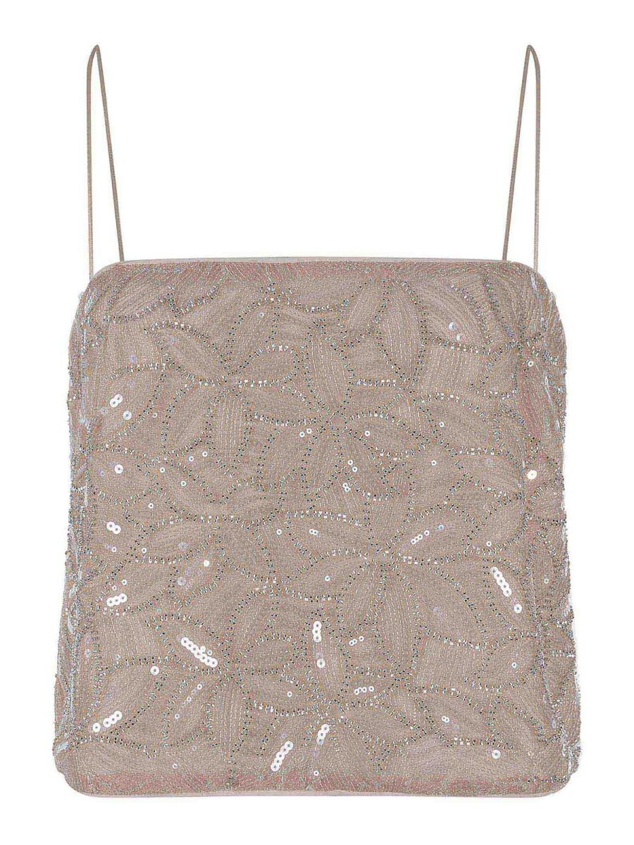 Rotate Birger Christensen Top - Beige