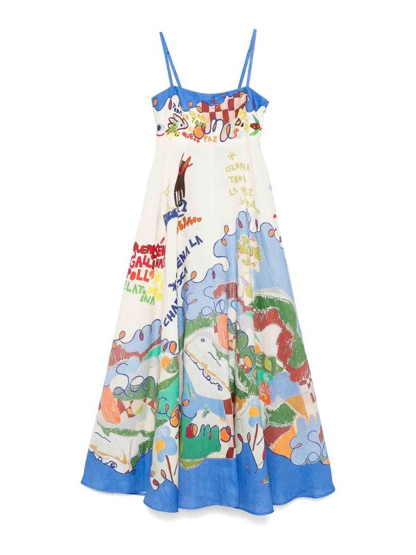 Alemais Maxi Robe - Bleu