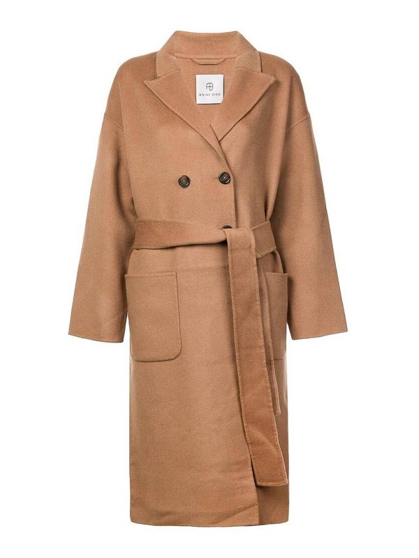 Anine Bing Manteau Court - Camel
