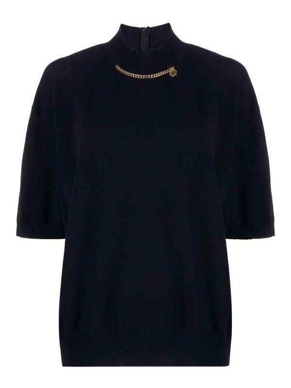 Stella Mccartney Pull Col Rond - Bleu