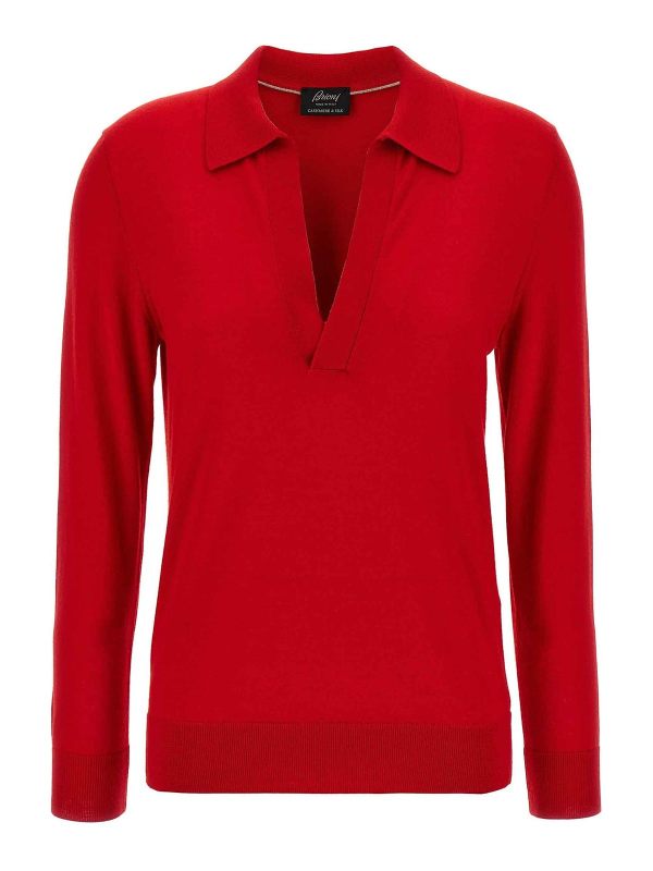 Brioni Polo - Rouge