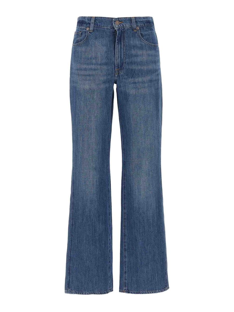 7 For All Mankind Jean Bootcut - Bleu