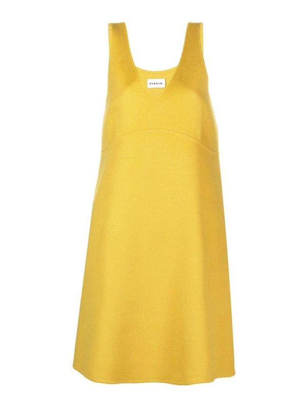P. A.R. O.S. H. Robe Au Genou - Jaune