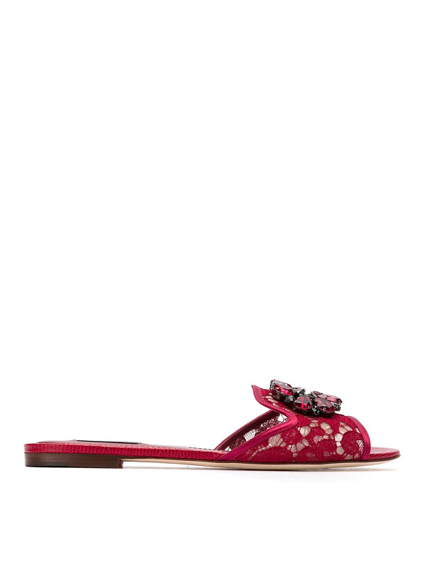 Dolce & Gabbana Sandales - Rouge