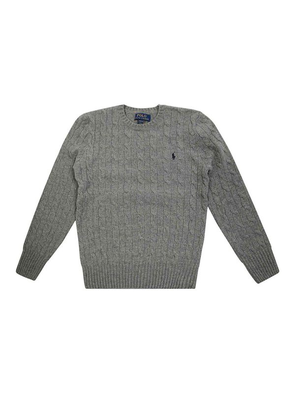 Ralph Lauren Pull Col Bateau - Gris