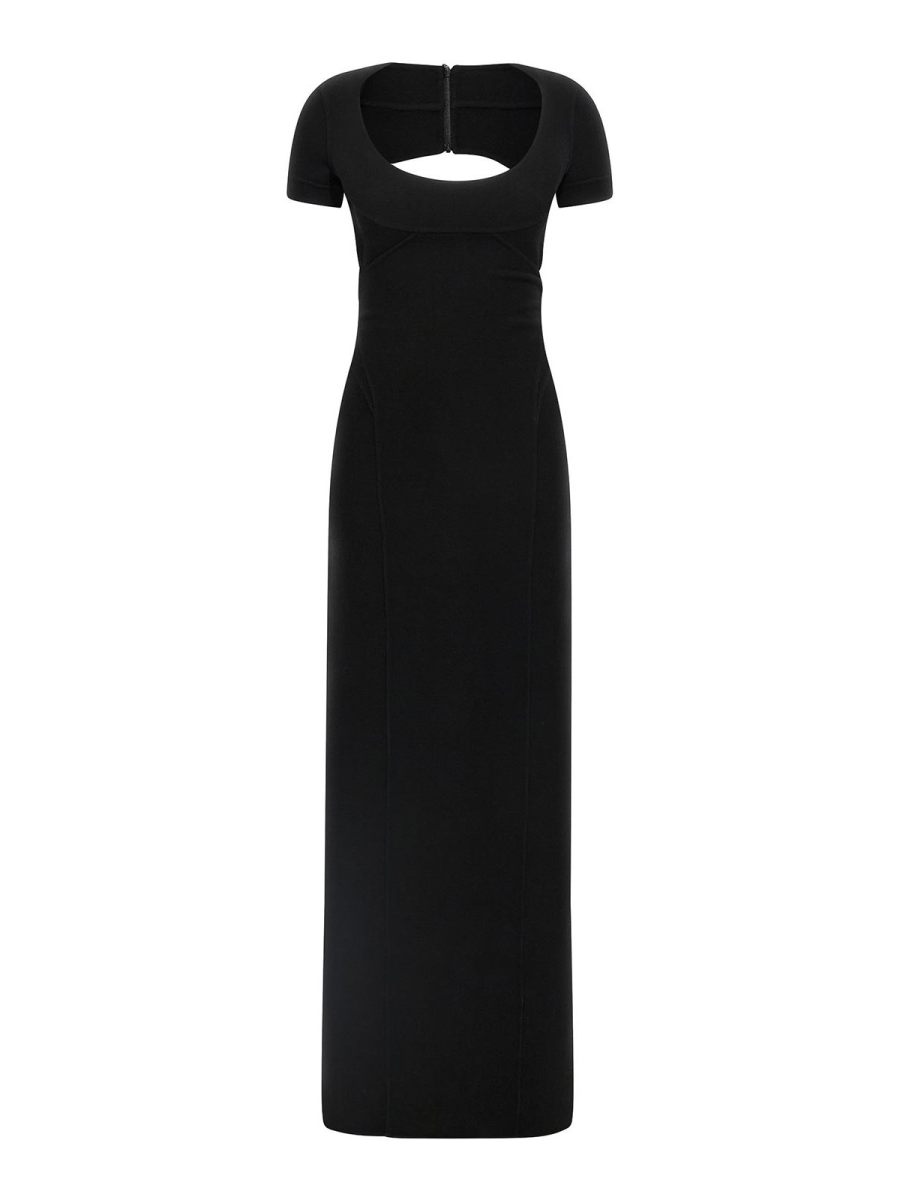 Dsquared2 Robe Au Genou - Noir