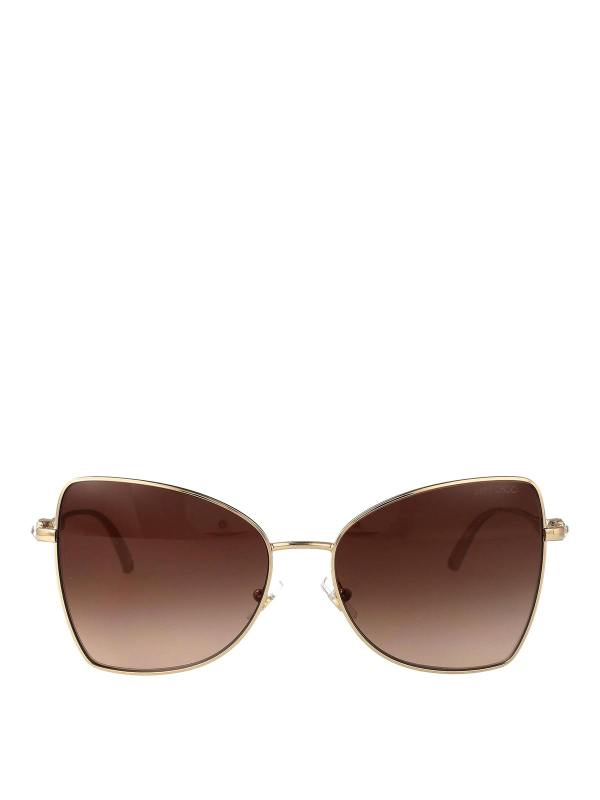Jimmy Choo Lunettes De Soleil - Or
