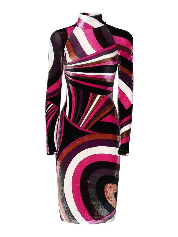 Emilio Pucci Robe Au Genou - Multicolore