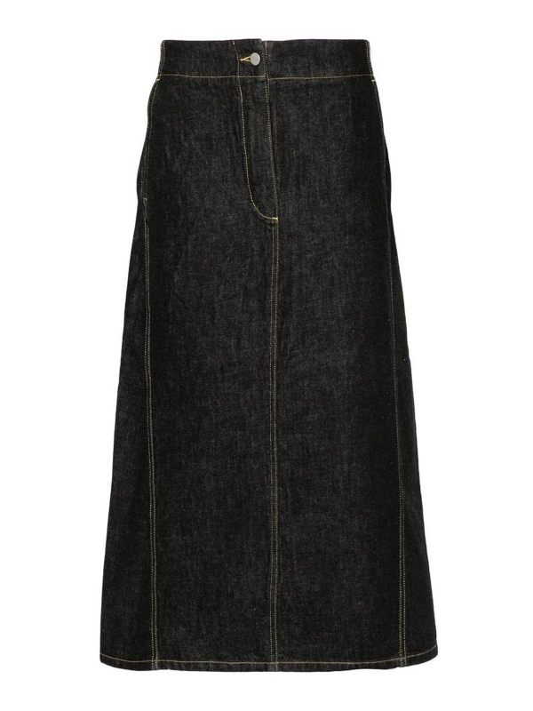Studio Nicholson Jupe Midi - Noir