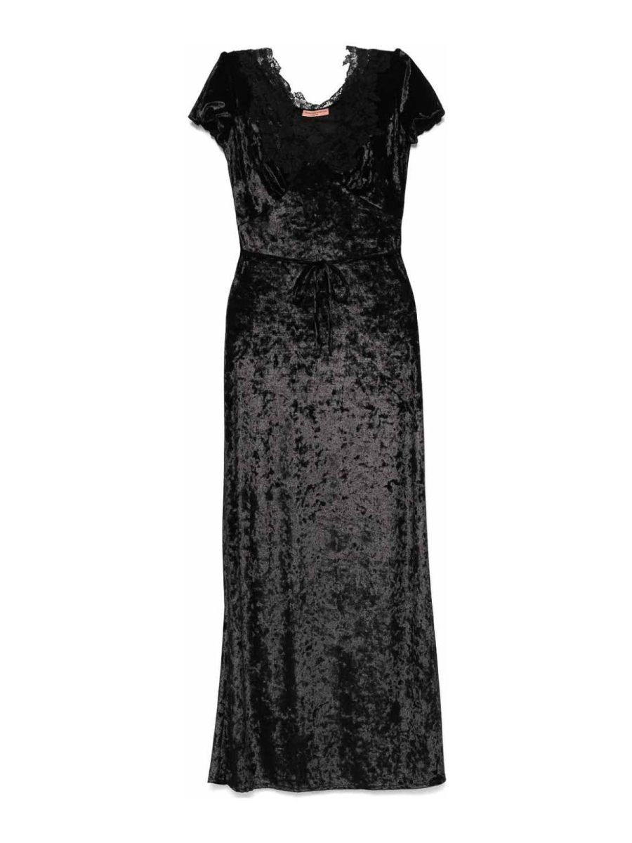 Ermanno Scervino Robe Au Genou - Noir
