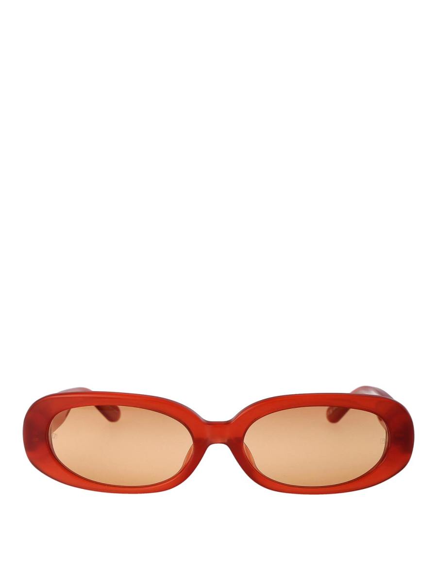 Linda Farrow Lunettes De Soleil - Marron
