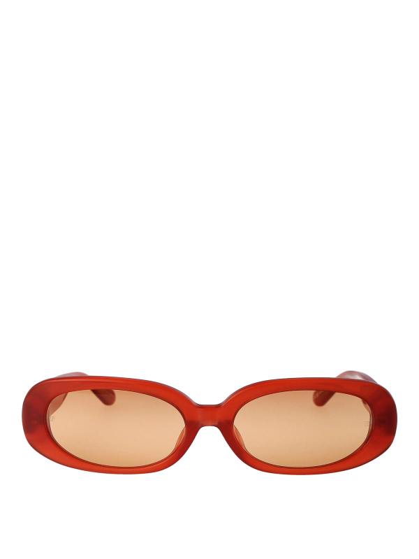 Linda Farrow Lunettes De Soleil - Marron