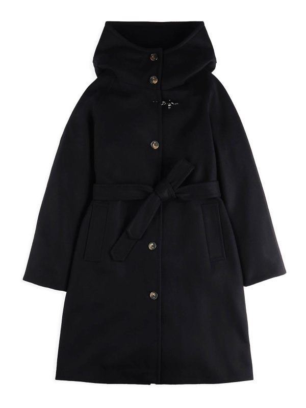 Fay Manteau Au Genou - Bleu