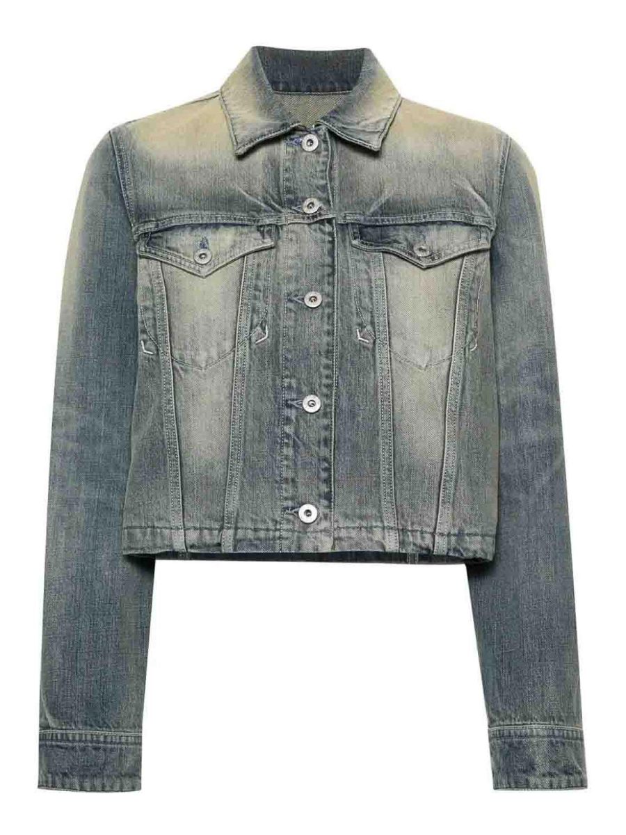 Kenzo Veste En Jean - Bleu