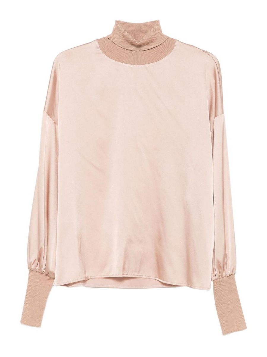 D. Exterior Pull Col Roulé - Beige