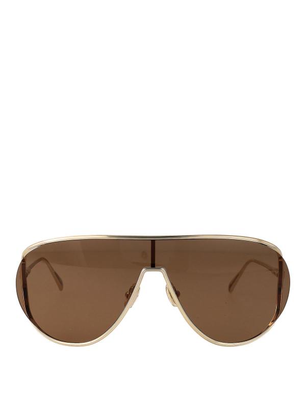 Ferragamo Lunettes De Soleil - Or
