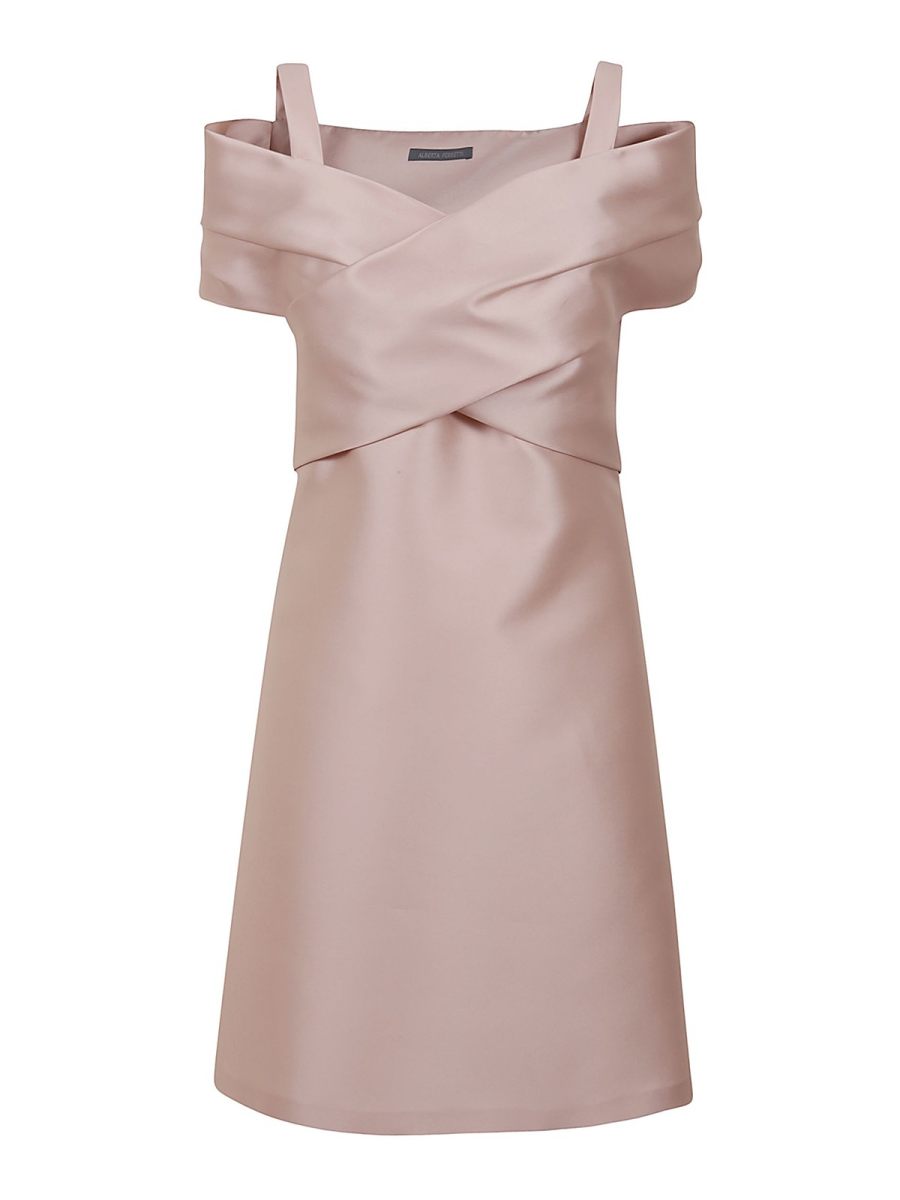 Alberta Ferretti Robe De Cocktail - Rose