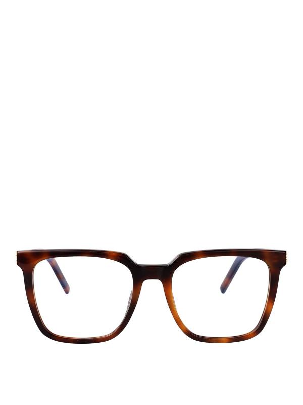 Saint Laurent Lunettes De Soleil - Marron