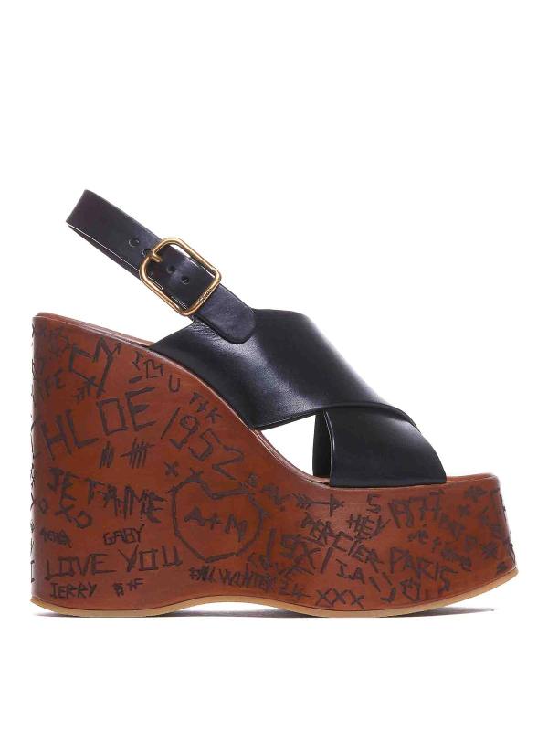 Chloe' Sandales - Noir