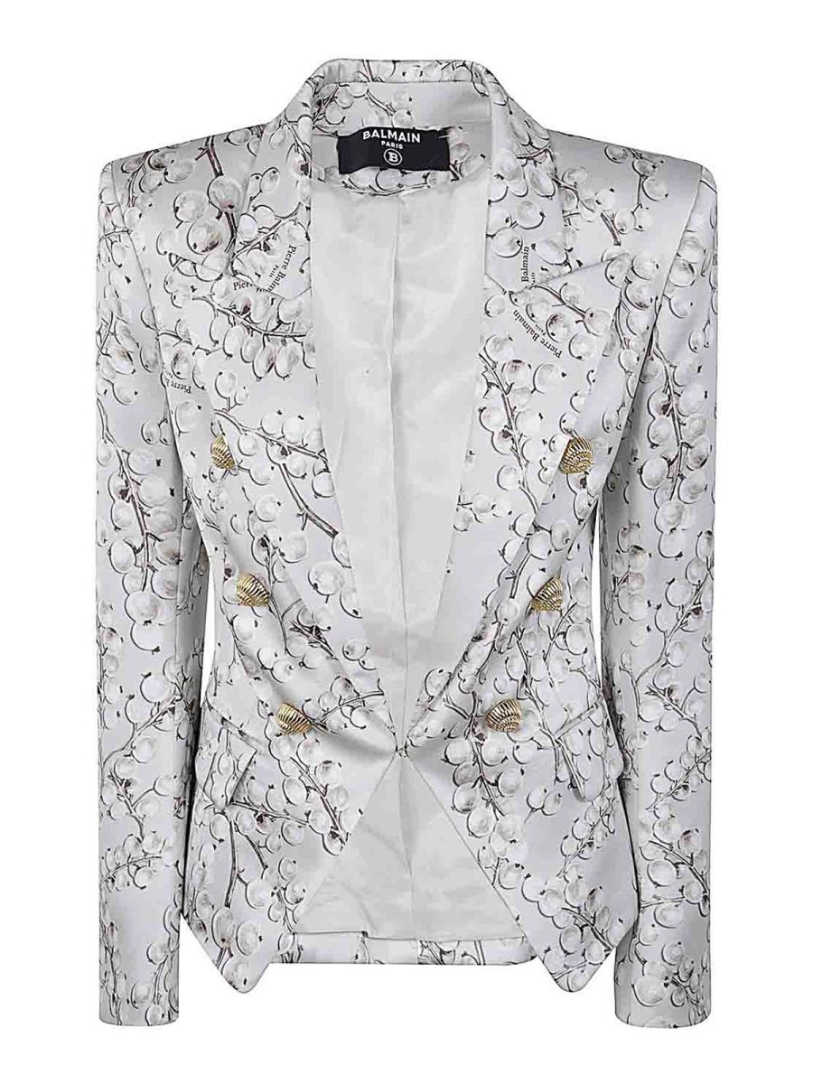 Balmain Veste Casual - Gris