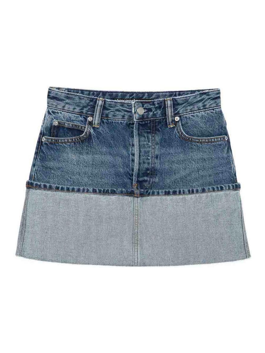 Alexander Wang Jupe Midi - Bleu