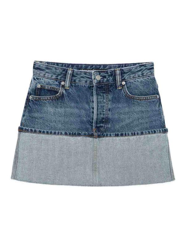 Alexander Wang Jupe Midi - Bleu