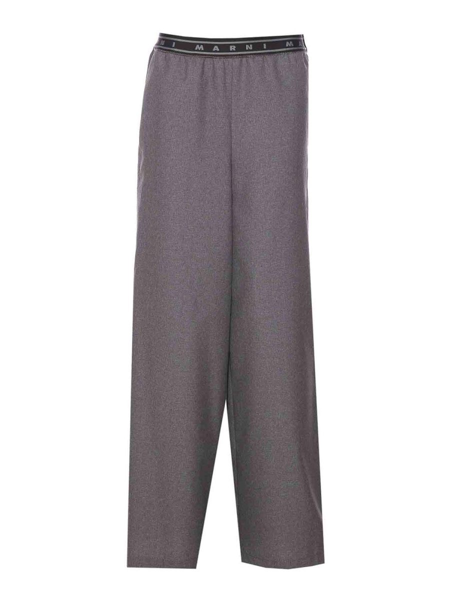Marni Pantalons Décontractés - Gris