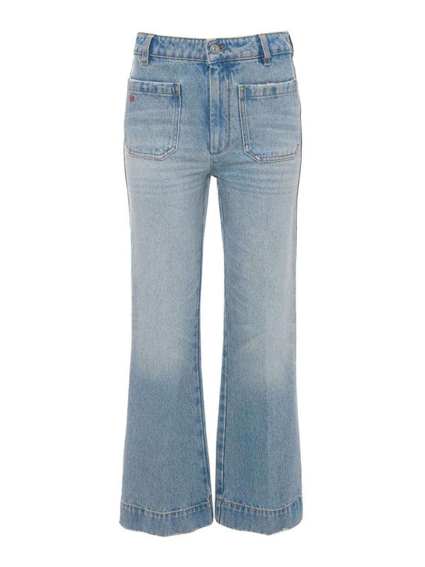 Victoria Beckham Jean Bootcut - Bleu