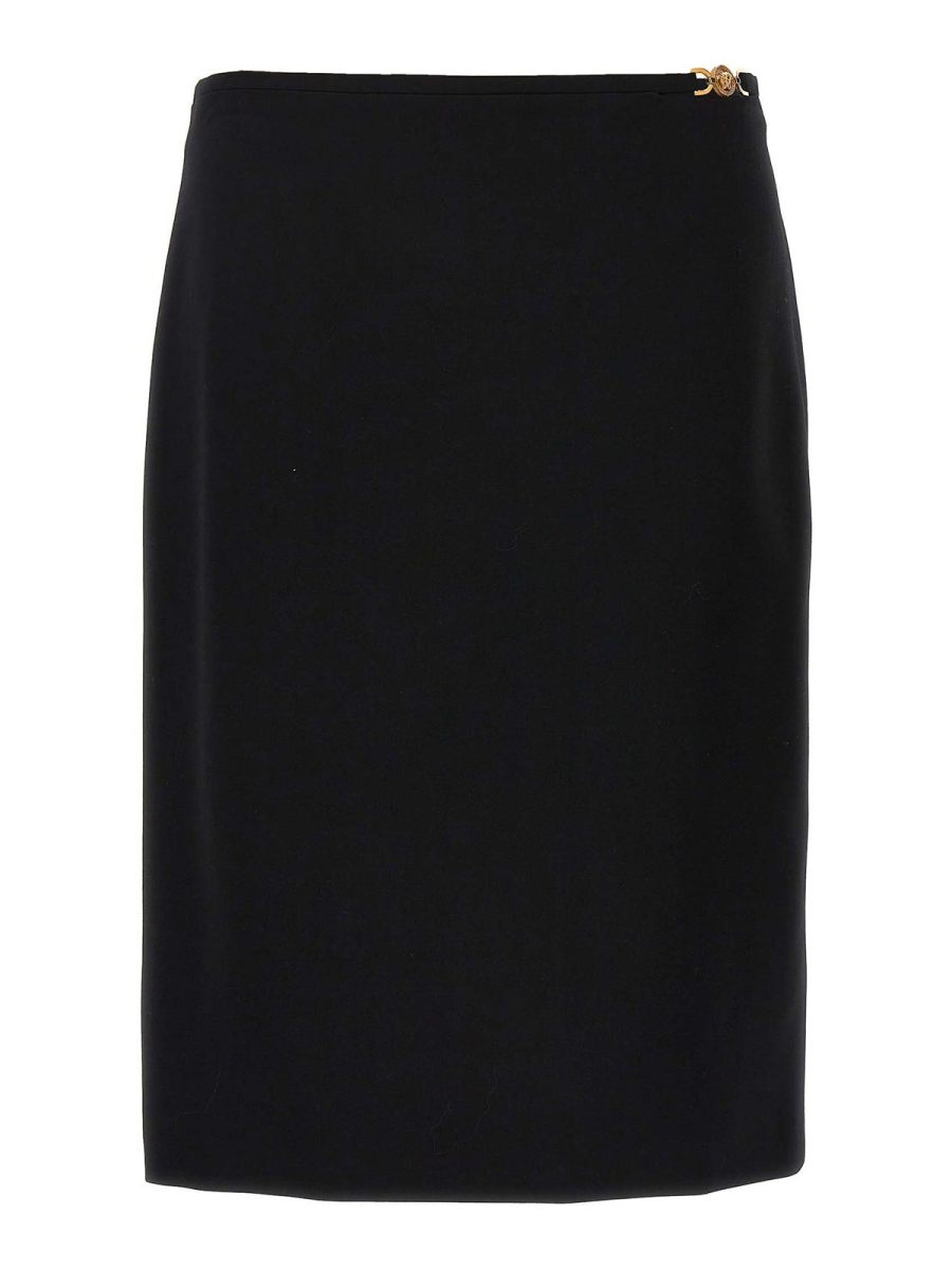 Versace Jupe Midi - Noir