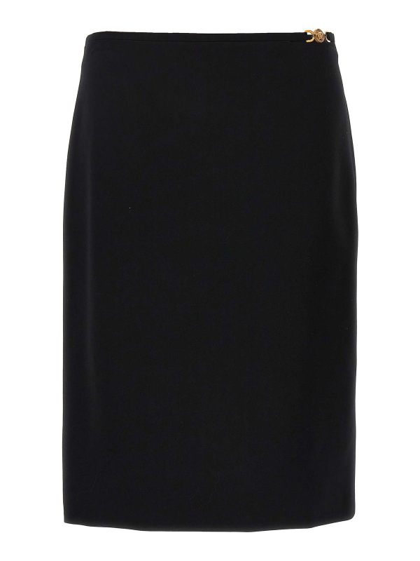 Versace Jupe Midi - Noir