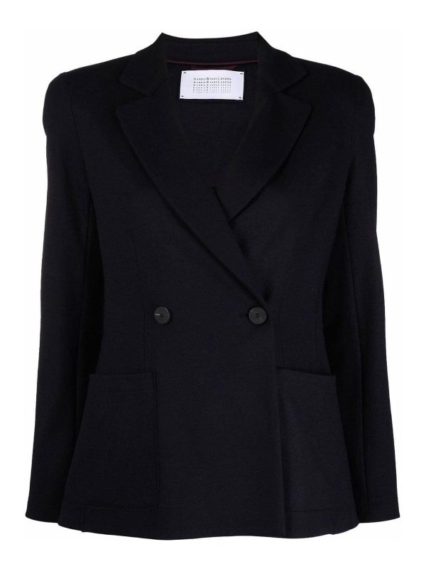 Harris Wharf London Blazer - Bleu Foncé