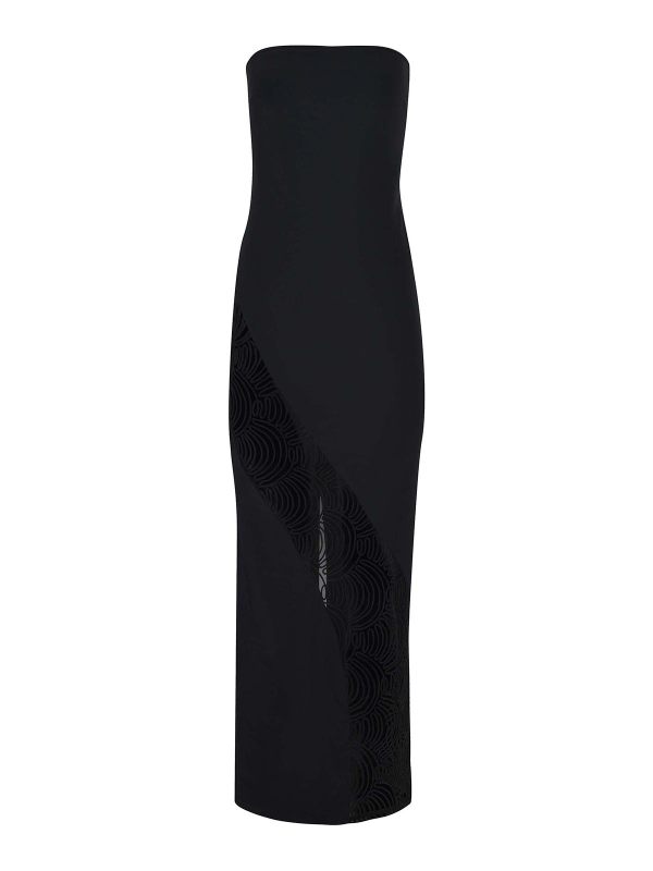 Rotate Birger Christensen Robe Au Genou - Noir