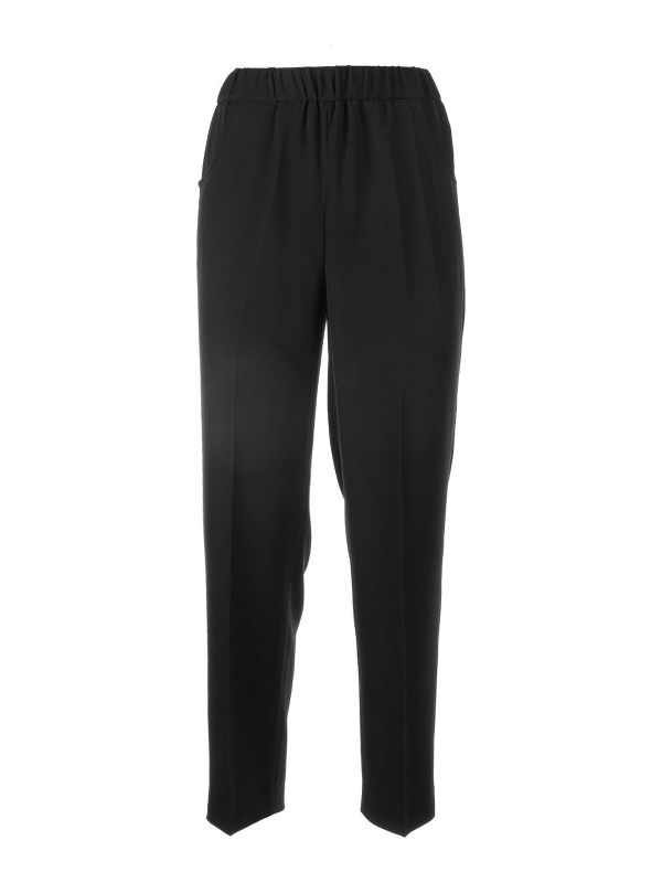 Via Masini 80 Pantalons Décontractés - Noir