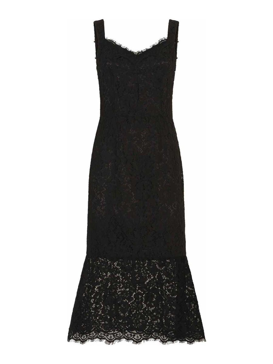 Dolce & Gabbana Robe Au Genou - Noir