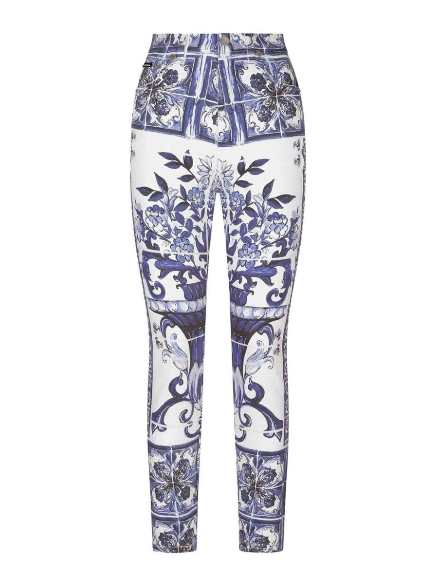 Dolce & Gabbana Pantalons Décontractés - Bleu