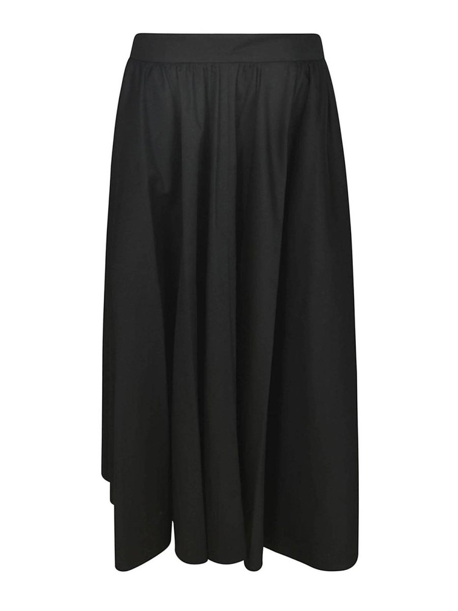 Patou Jupe Midi - Noir